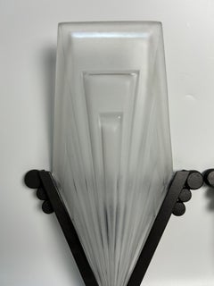 Degué Pair of Art Deco wall lights