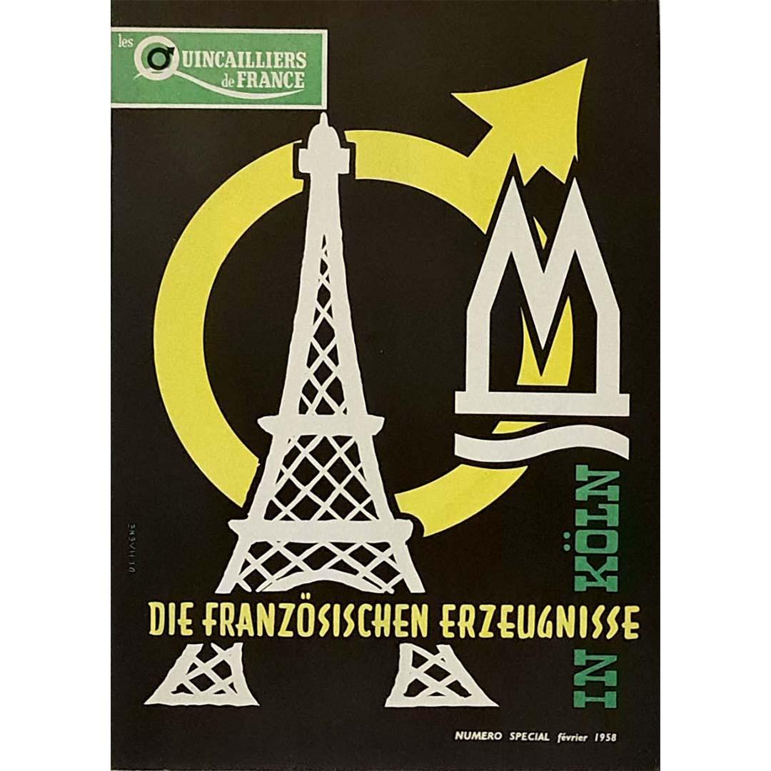 Beautiful poster of the hardware dealers of France of 1958. The Eiffel Tower is represented.

Exhibition - Germany - Foyer