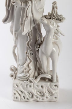 Dehua Porcelain Buddhist Deity, 19th Century