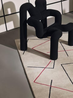 Deirdre Dyson AKIMBO Tappeto in lana e seta annodato a mano