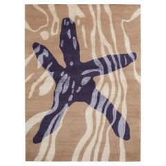 Deirdre Dyson STARFISH hand knotted wool and silk rug