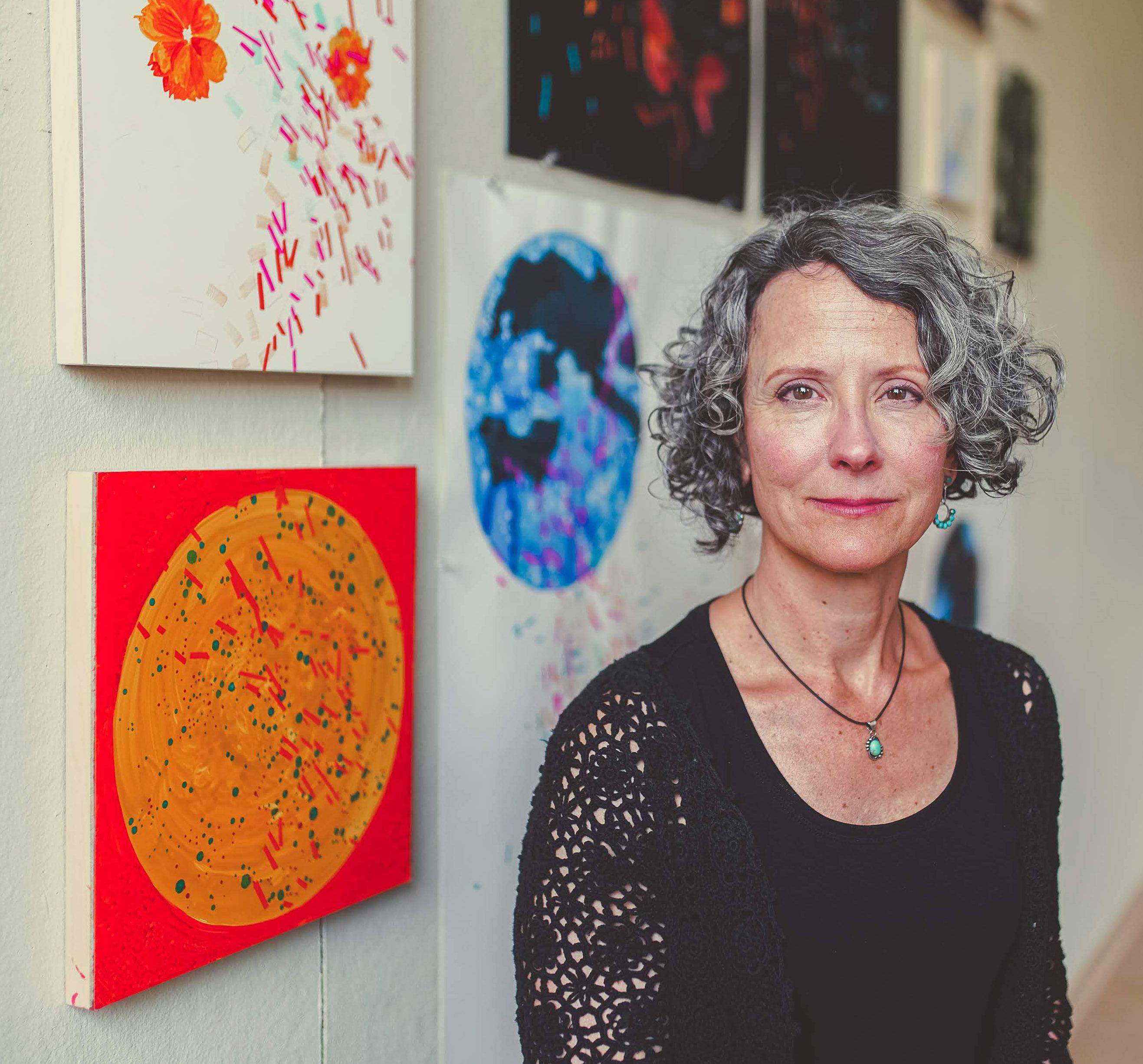 Deirdre Murphy's Nest Alchemy series explores the connection between neuron dendritic structures and songbird cup nests. The research was done at Lehigh University’s neuroscience department in collaboration with Dr. Jennifer Swann PhD funded by a