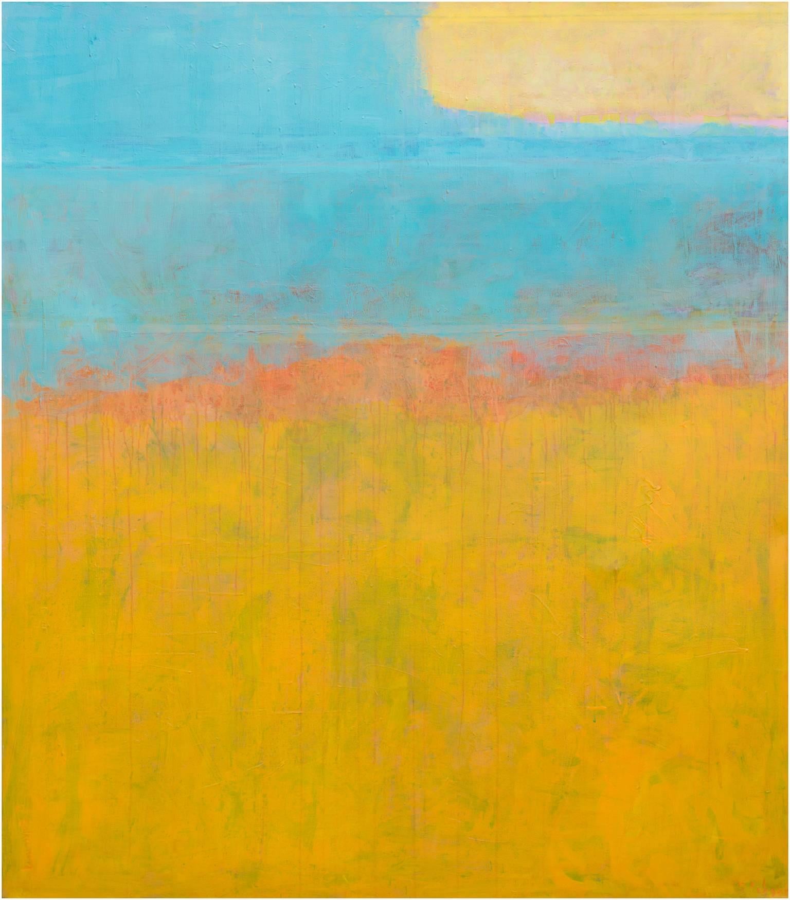 Abstract Painting di Deirdre Schanen - "By Itself", un olio su tela firmato da Deidre Schanen
