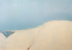 Abstraktes Ölgemälde auf Leinwand von Deirdre Schanen, „Even Before Anything Happens“