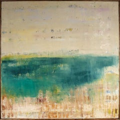 'Far Off' original abstract oil painting by Deirdre Schanen