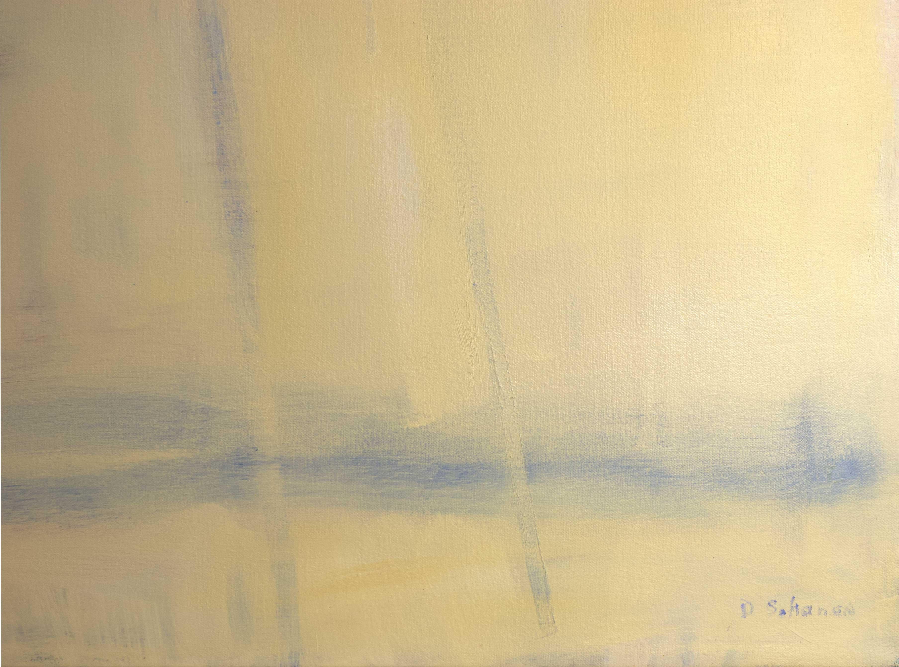 'I Loved You Once', pittura ad olio astratta originale di Deirdre Schanen in vendita 1