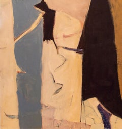 ""The Days of My Amorous Life", Erdgetöntes Öl auf Leinwand von Deirdre Schanen