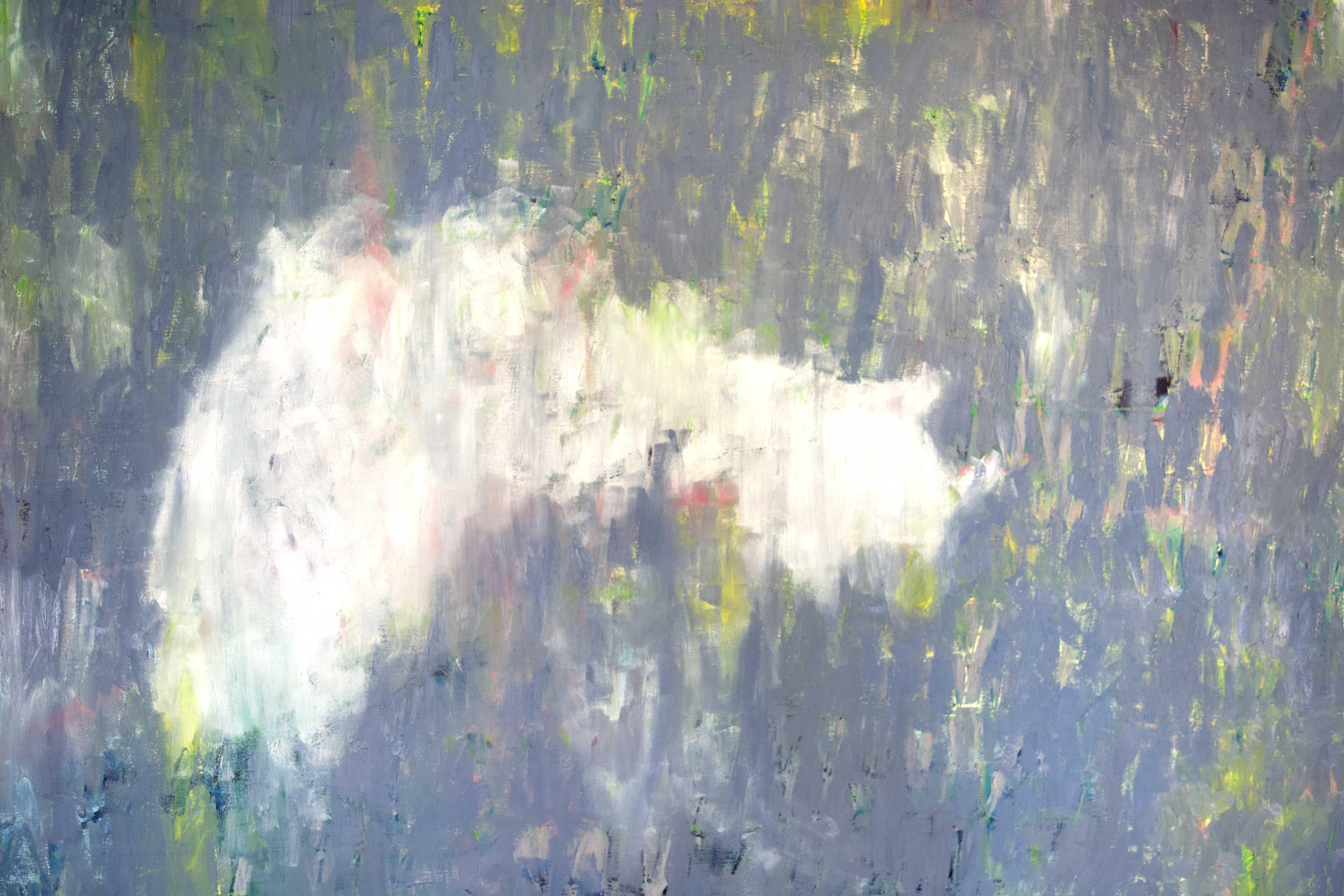 Cuadro abstracto al óleo 