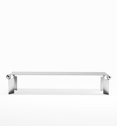 Deitada Coffee Table • Handcrafted in Stainless Steel • by Pedro Paulo-Venzon