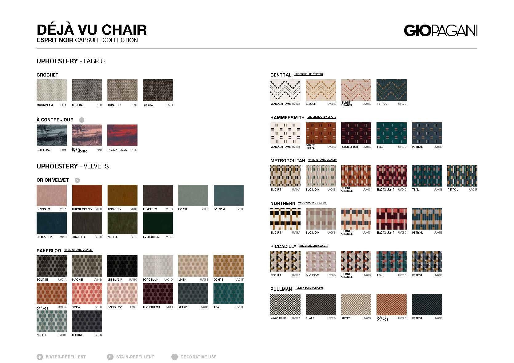 Déjà Vu Chair in Fabrics and Polished Steel Metal 1