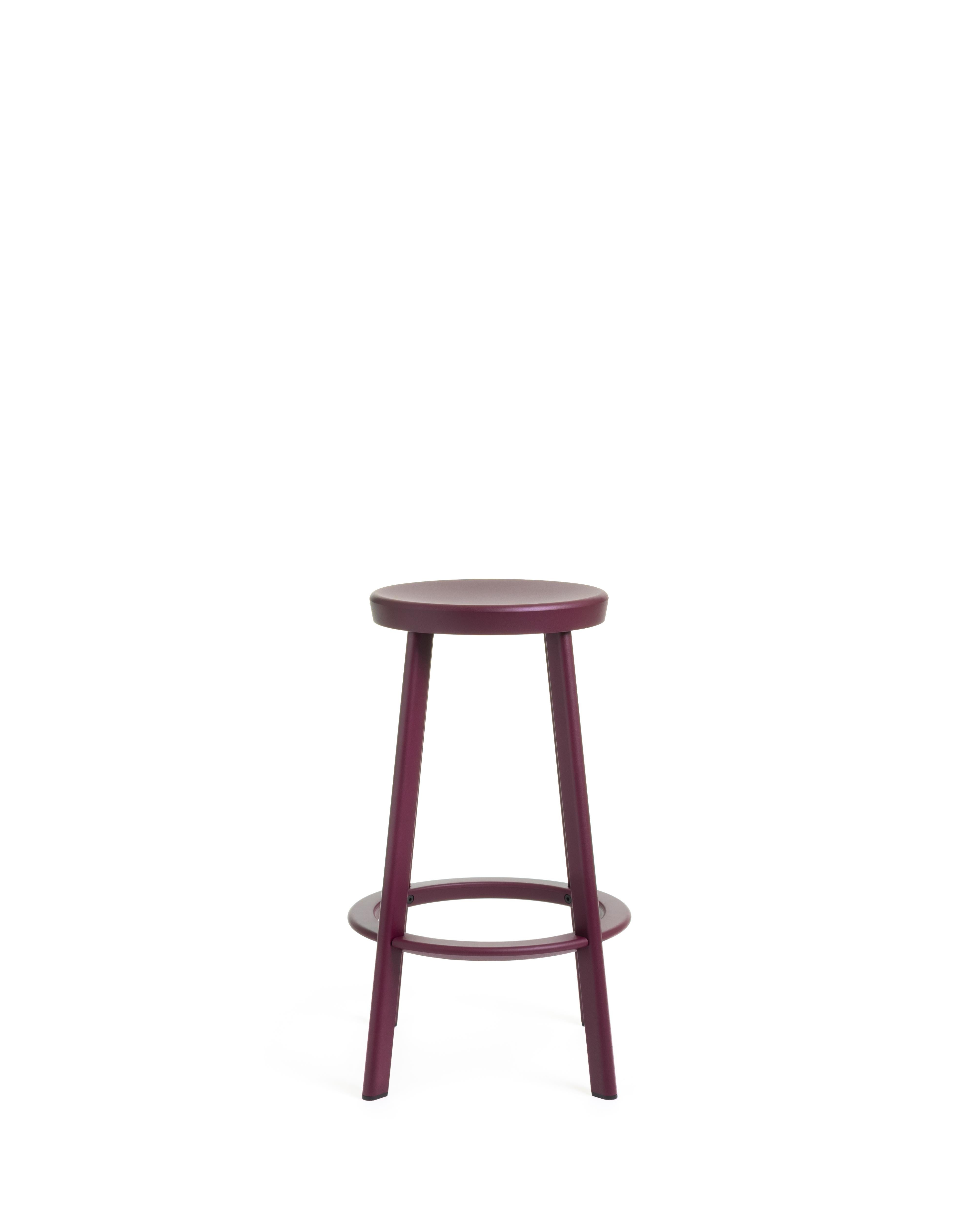 Deja-Vu High Stool in Black by Naoto Fukasawa for MAGIS For Sale 6