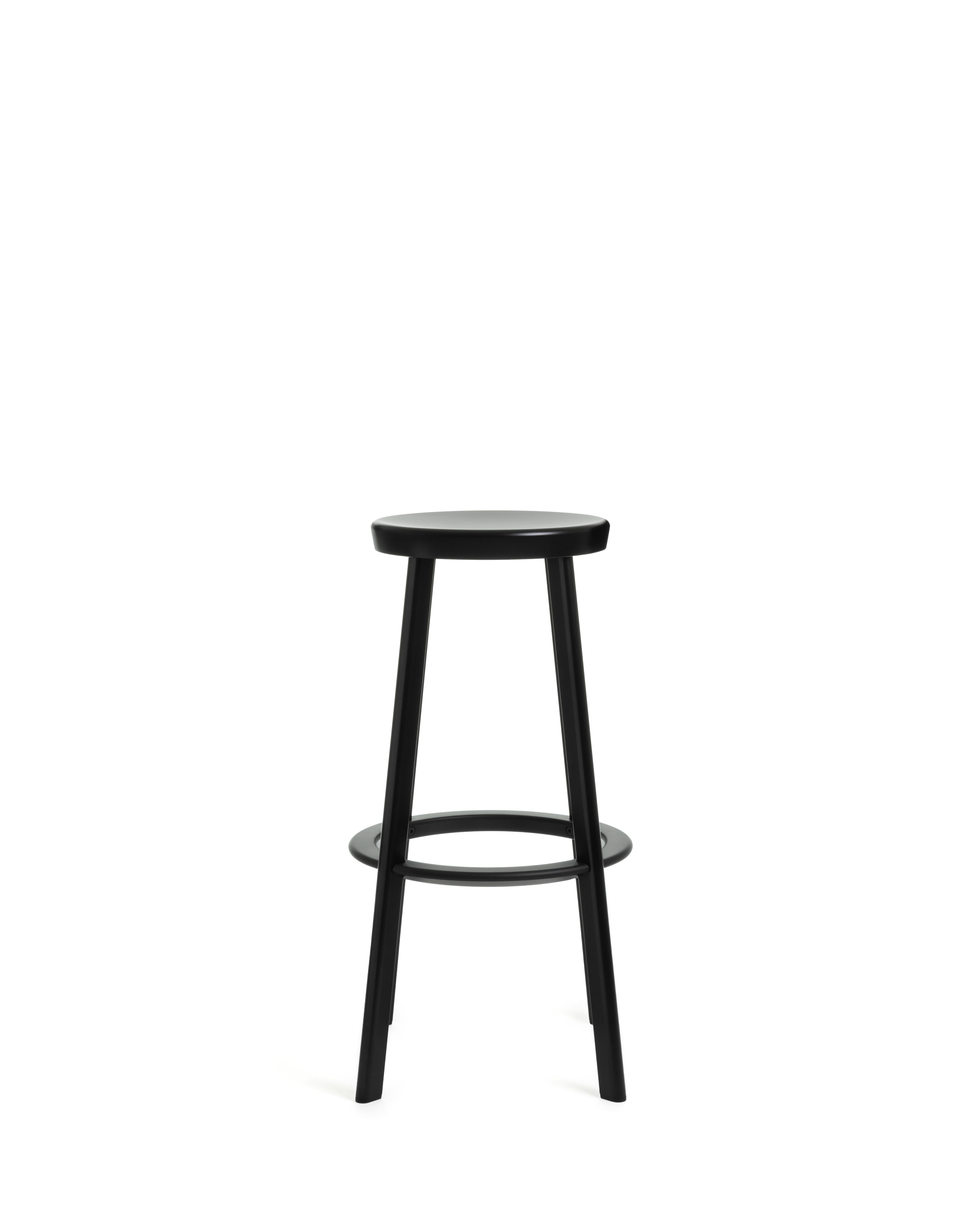 Deja-Vu High Stool in Black by Naoto Fukasawa for MAGIS For Sale 10