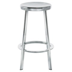 Deja-Vu Medium Stool in Aluminum by Naoto Fukasawa for MAGIS