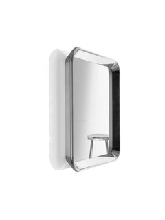 Specchio Deja-Vu in alluminio di Naoto Fukasawa per Magis