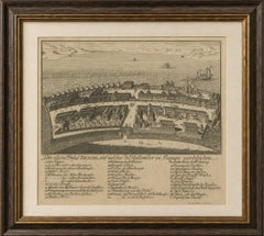 Dejima (Desima) Dutch Trading Post, Nagasaki Japan – VOC Engraving, 1736