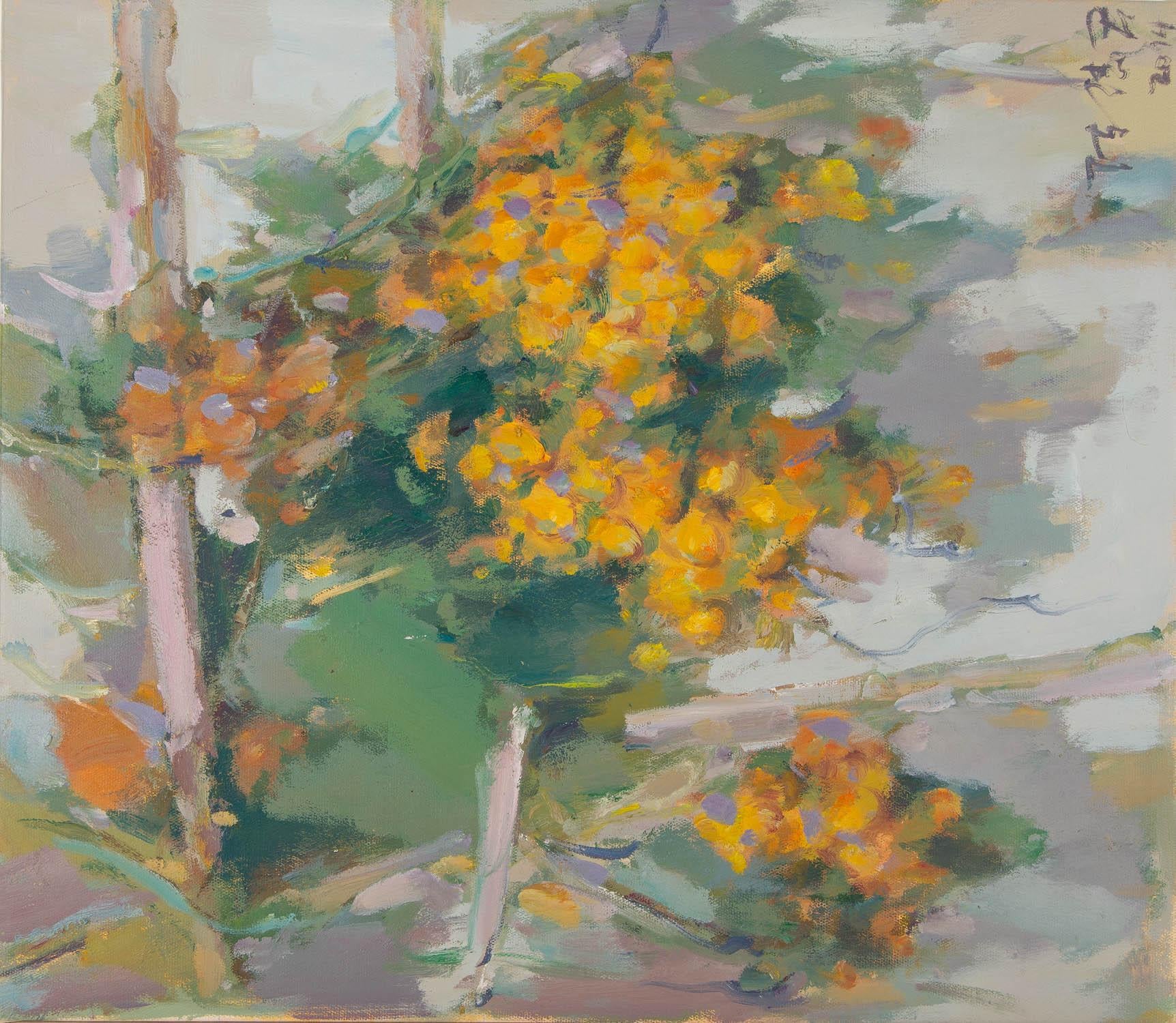 Dejun Chen Impressionist Original Ölgemälde 