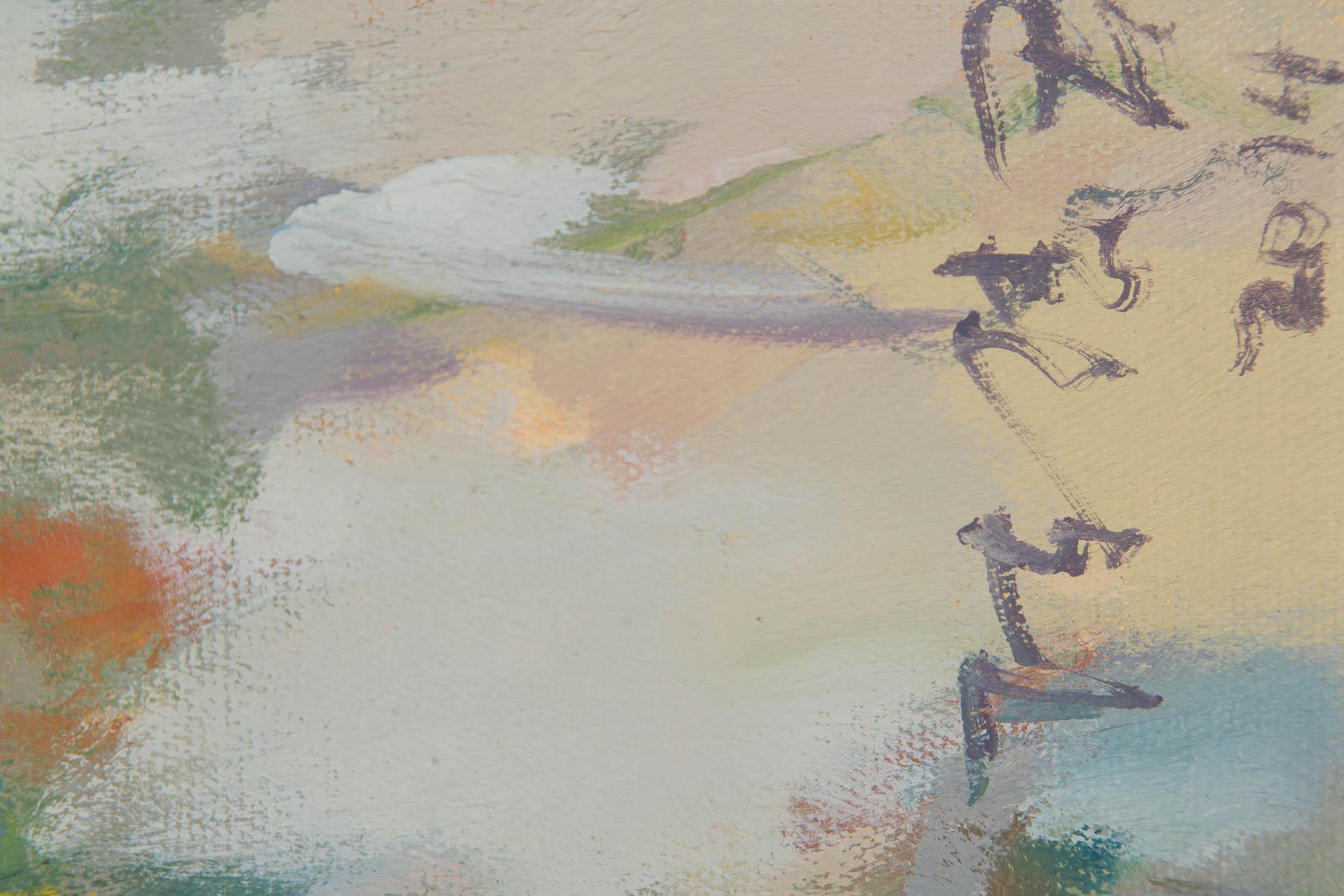 Dejun Chen Impressionist Original Ölgemälde 
