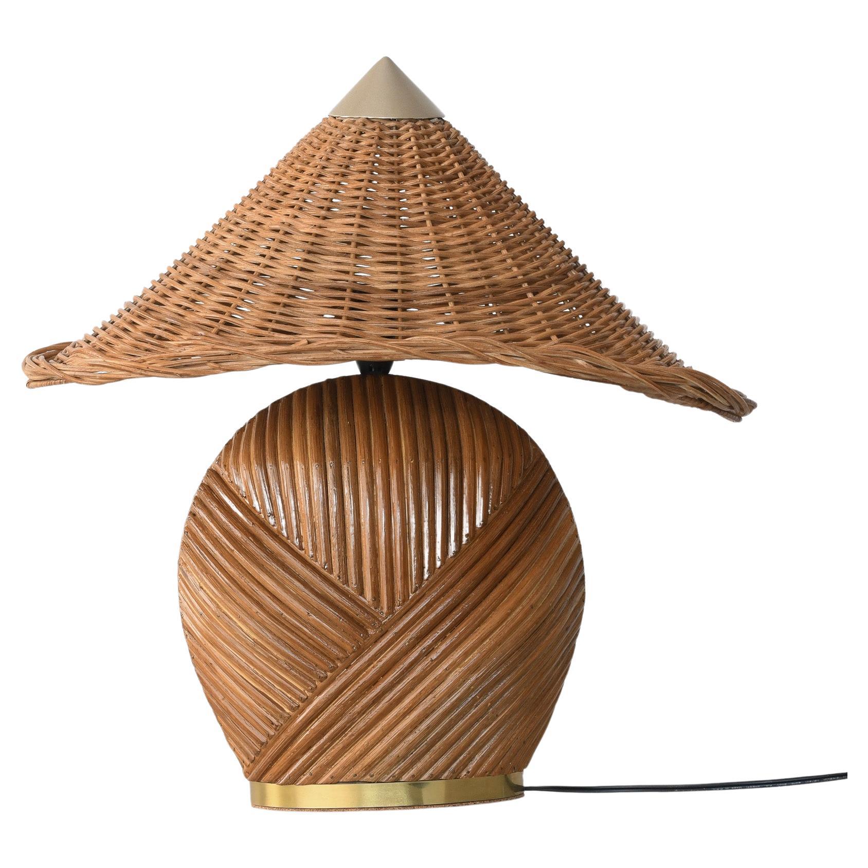 Lampada da tavolo in rattan Deka Pencil Reed