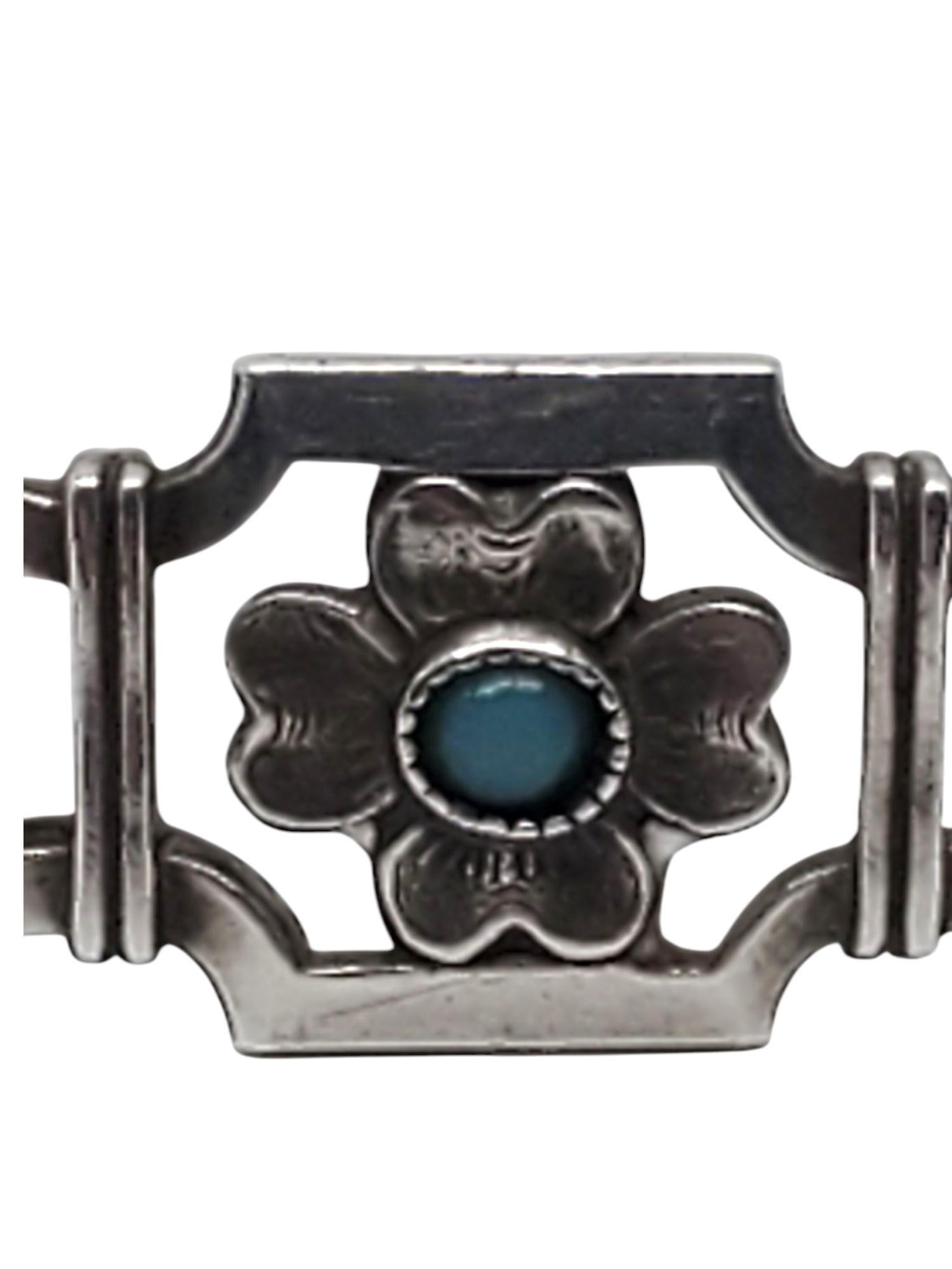 Donna Bracciale in argento sterling con turchese Deknatel #21202 in vendita