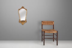 Deknudt Baroque‑Style Gilt Resin Mirror with Plateau, Belgium 1970s