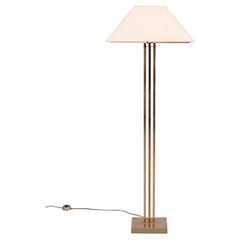 Willy Rizzo for Deknudt Brass floor lamp Hollywood Regency 1970s