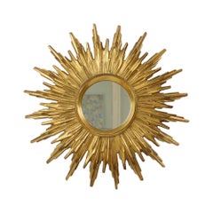 Deknudt Gold Sunburst Mirror Sun Mirror Flat Mirror