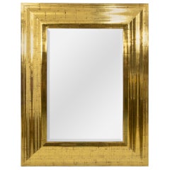 Deknudt Gold Wall Mirror, Regency, 1970s
