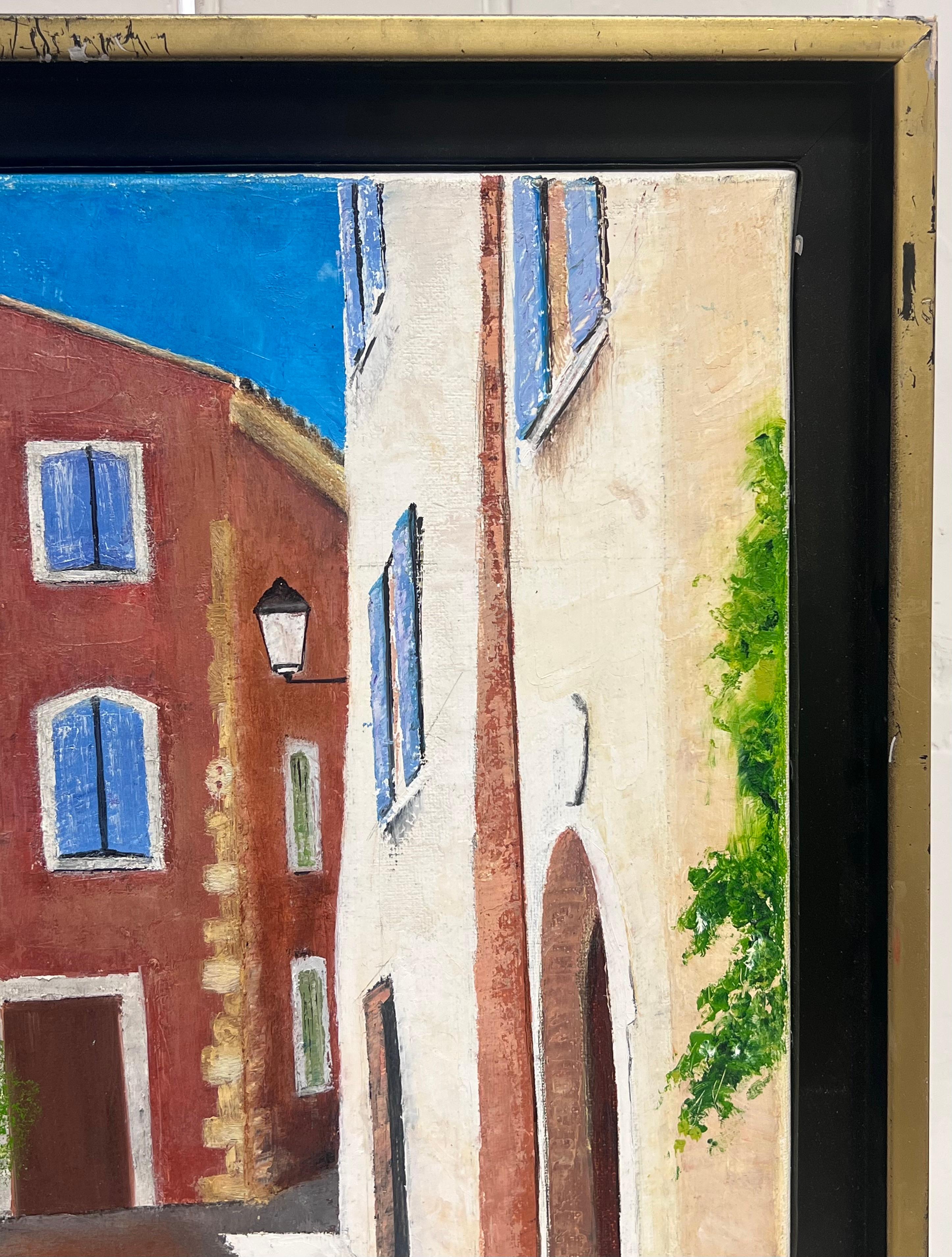 Il centro storico
Spanish School, metà/seconda metà del XX secolo
olio su tela firmato, incorniciato
incorniciato: 19 x 16 pollici
tela: 15 x 12 pollici
Provenienza: collezione privata, Francia
Condizioni: ottime condizioni

Per ulteriori