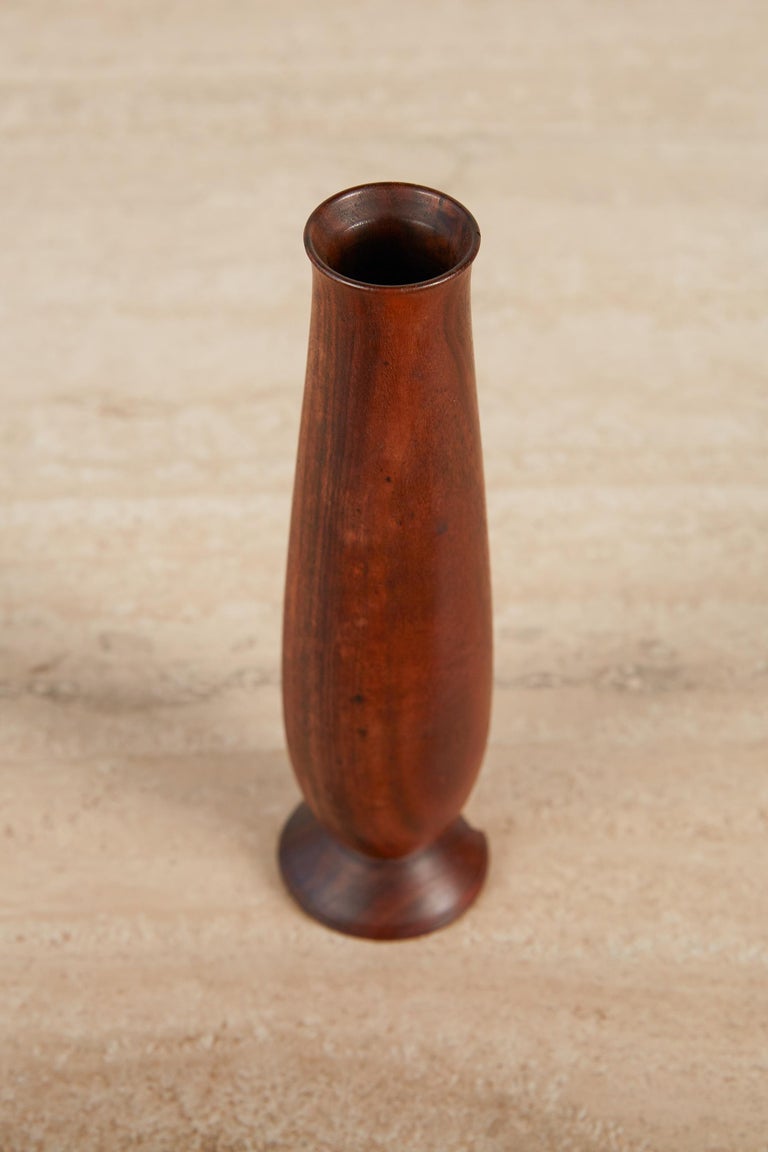 Del Stubbs Turned Wood Bud Vase at 1stDibs wood turned bud vase, wood bud vases, wooden bud vases
