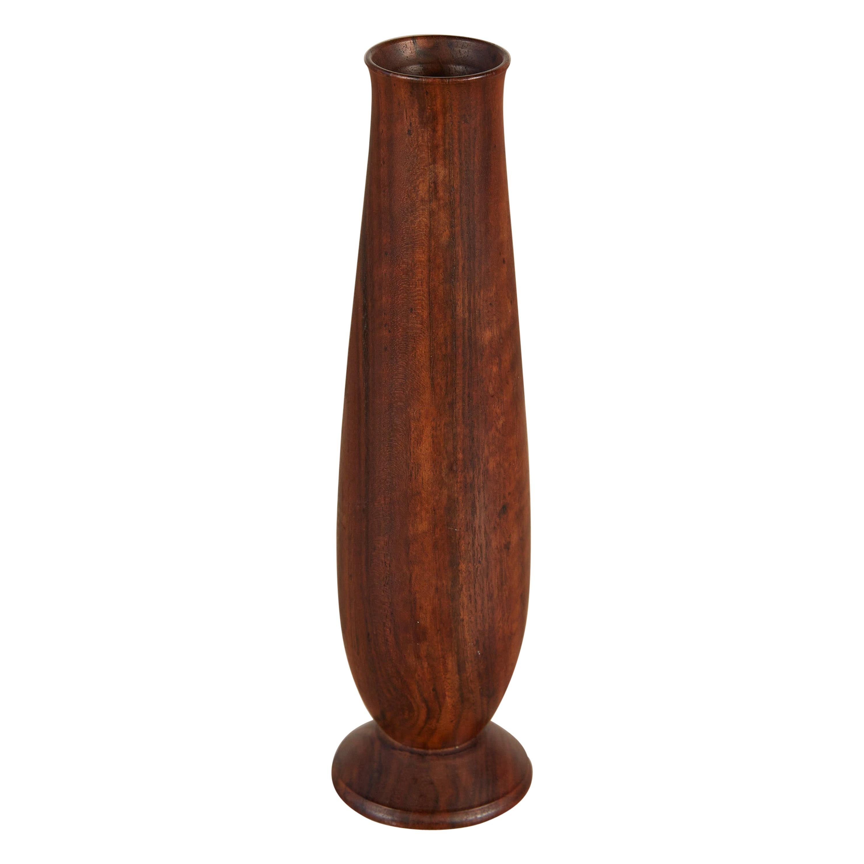 Del Stubbs Turned Wood Bud Vase