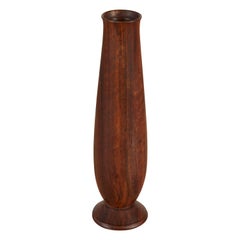 Vintage Del Stubbs Turned Wood Bud Vase