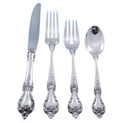 Delacourt by Lunt Sterling Silver Besteckset für 12 Personen 54 Pieces