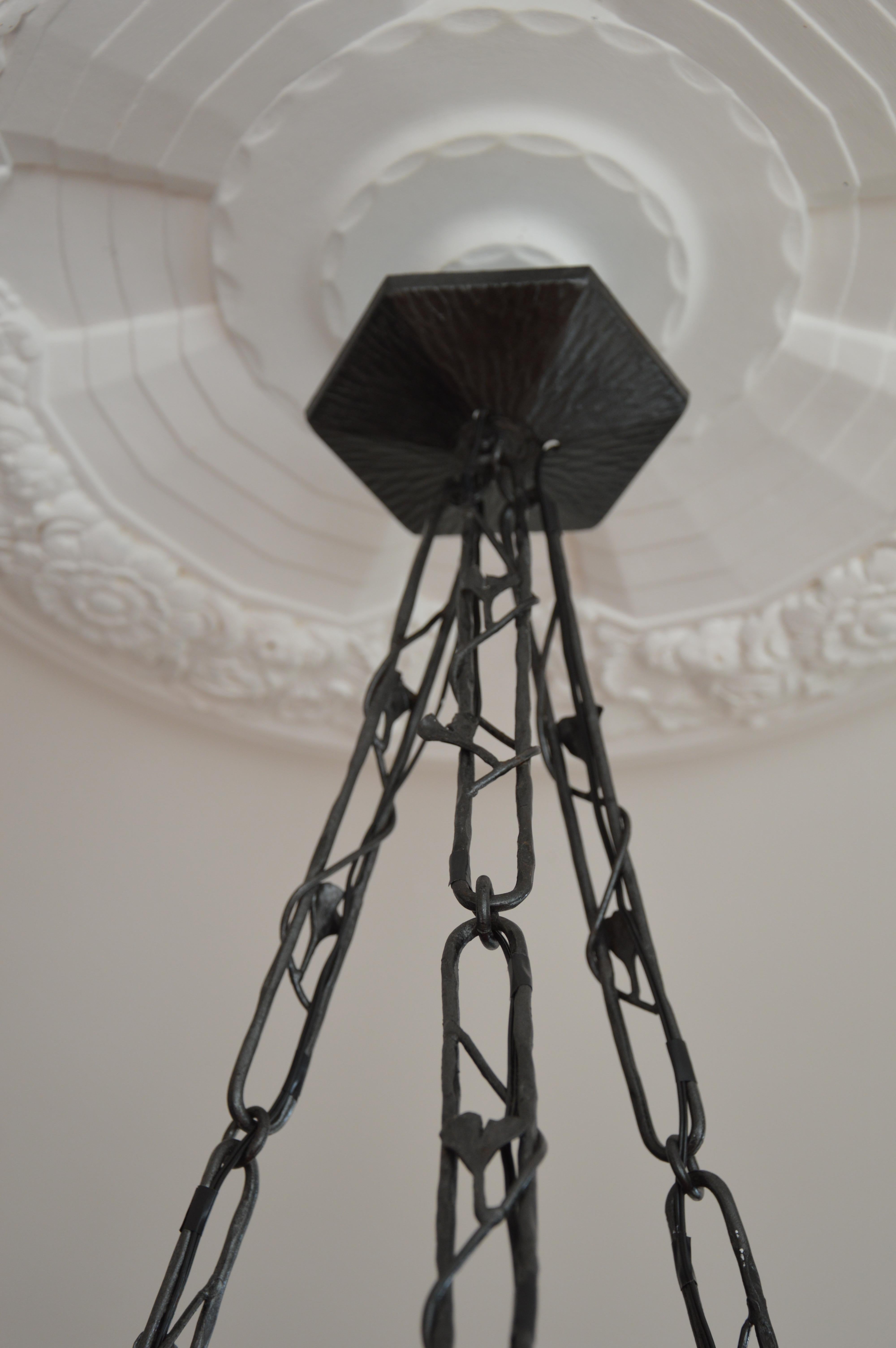 Lámpara colgante Art Déco Delatte, 1920 en venta 2