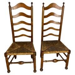 Retro Delaware River Valley Ladder Back Chairs