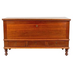 Delaware Valley Black Walnut Dower Chest, 1830