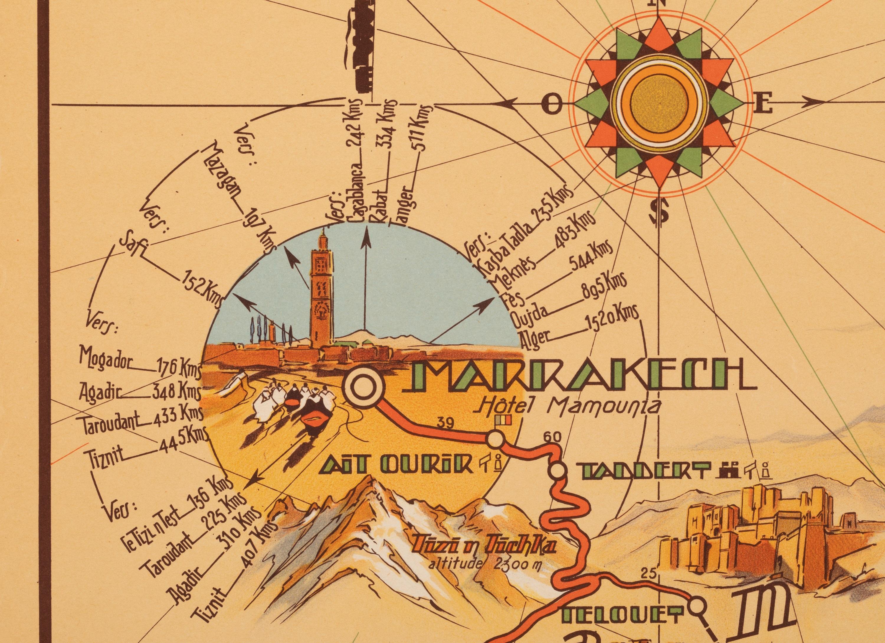 map of marrakech morocco