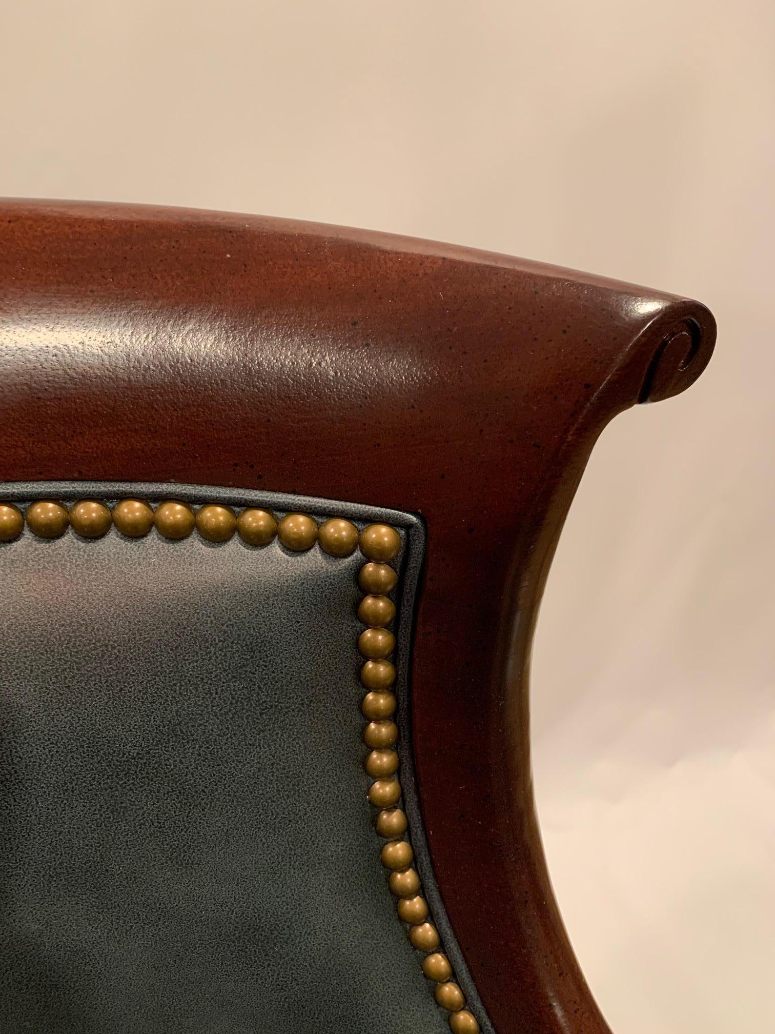 hancock and moore leather chair prices