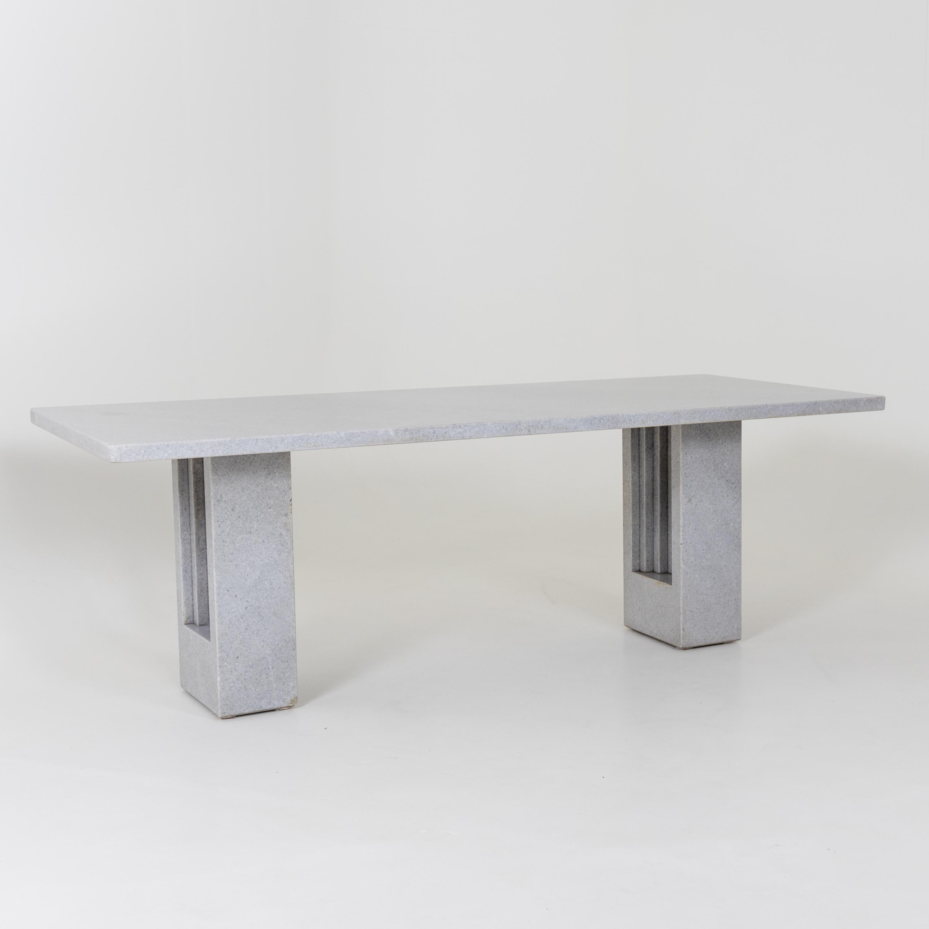 Mid-Century Modern 'Delfi' Dining Table by Carlo Scarpa and Marcel Breuer for Gavina, Italy, 1970s