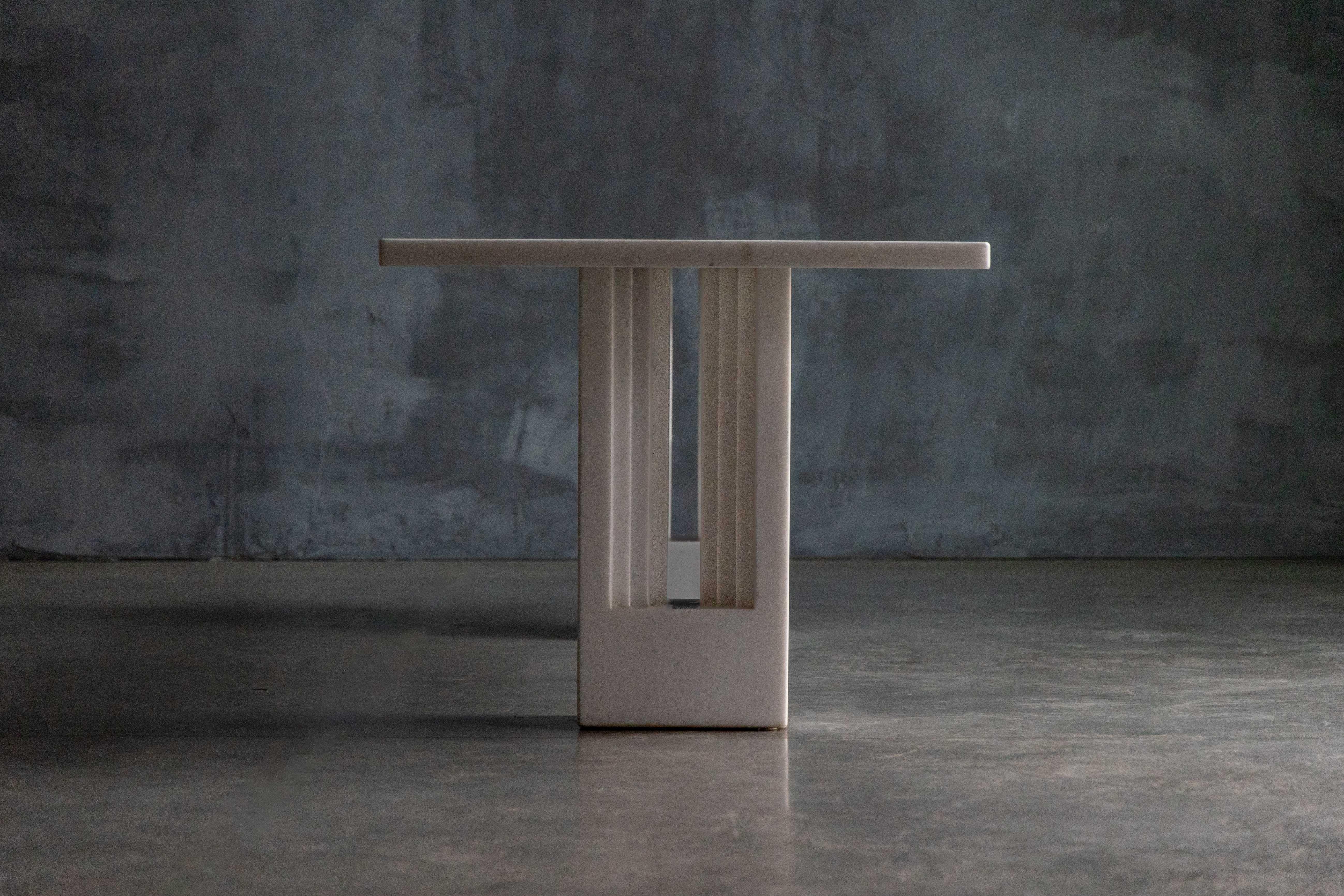 'Delfi' Dining Table by Carlo Scarpa and Marcel Breuer for Simon, Italy, 1969 For Sale 3