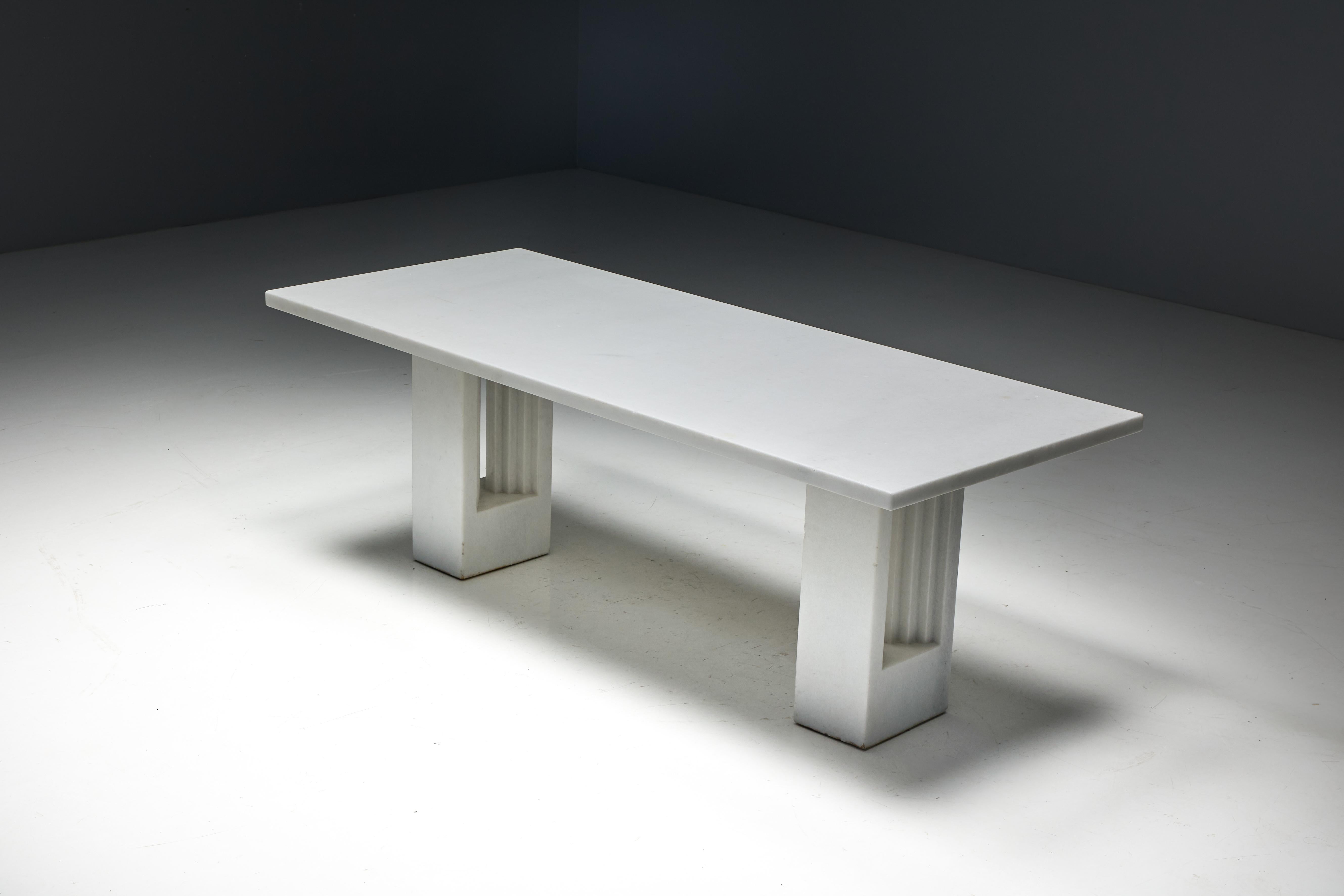 'Delfi' Dining Table by Carlo Scarpa and Marcel Breuer for Simon, Italy, 1969 For Sale 9