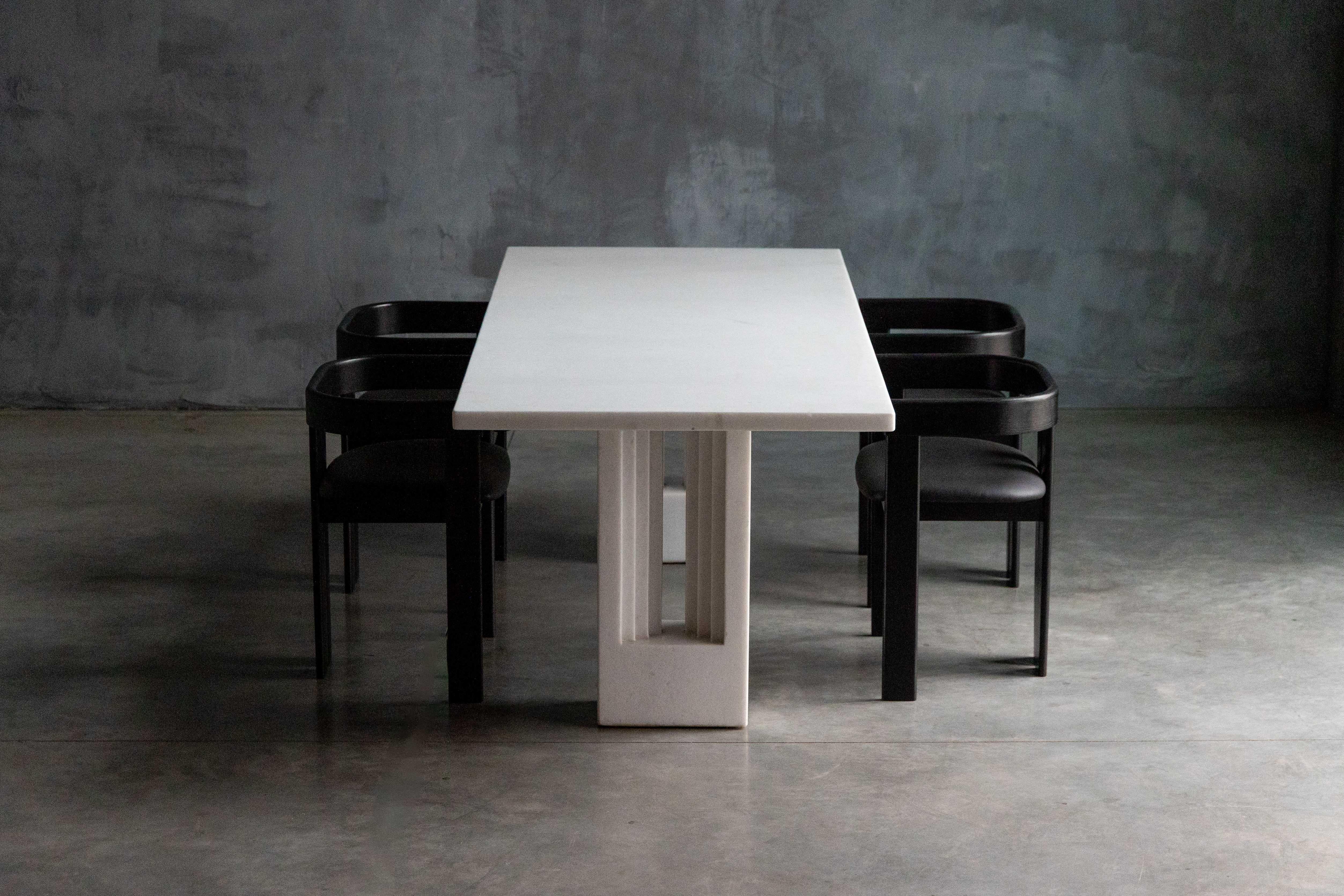 'Delfi' Dining Table by Carlo Scarpa and Marcel Breuer for Simon, Italy, 1969 For Sale 7