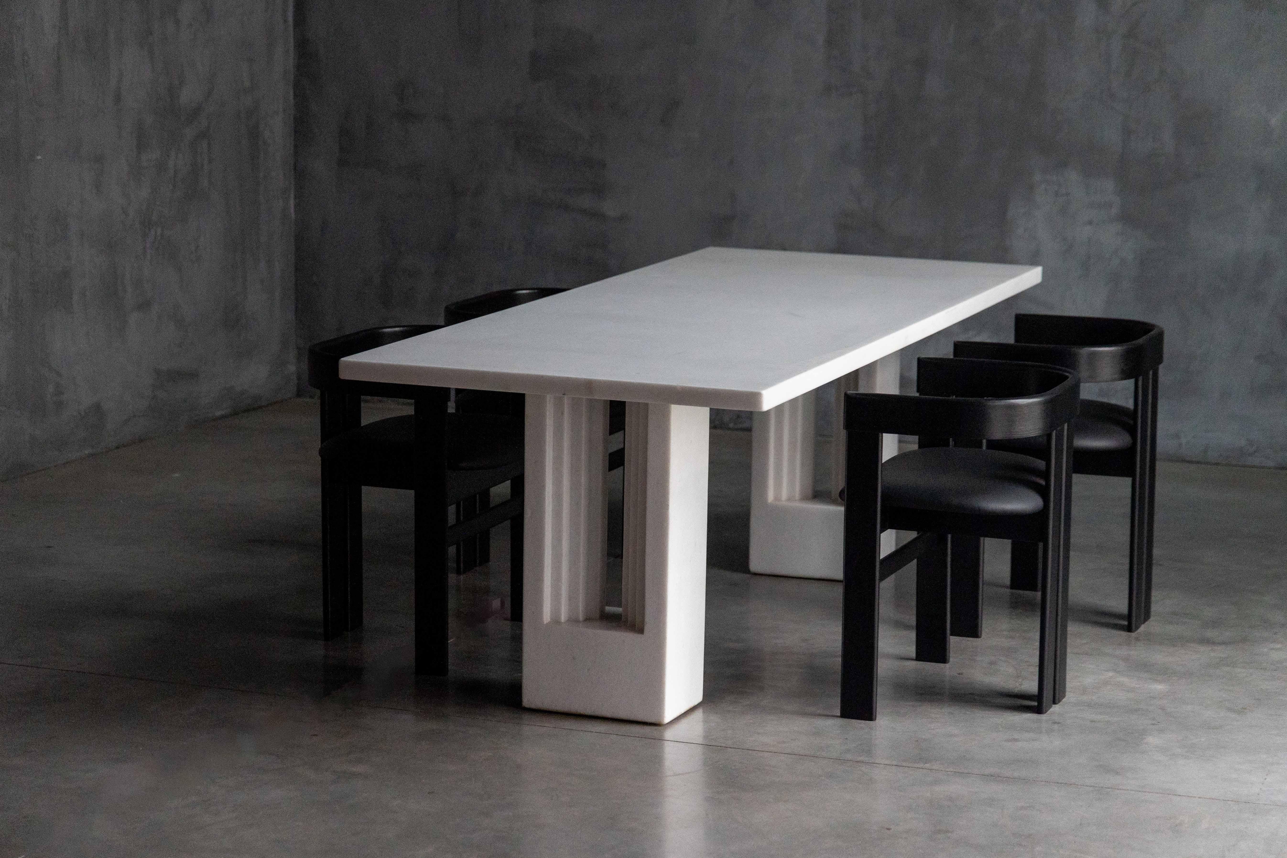 'Delfi' Dining Table by Carlo Scarpa and Marcel Breuer for Simon, Italy, 1969 For Sale 8