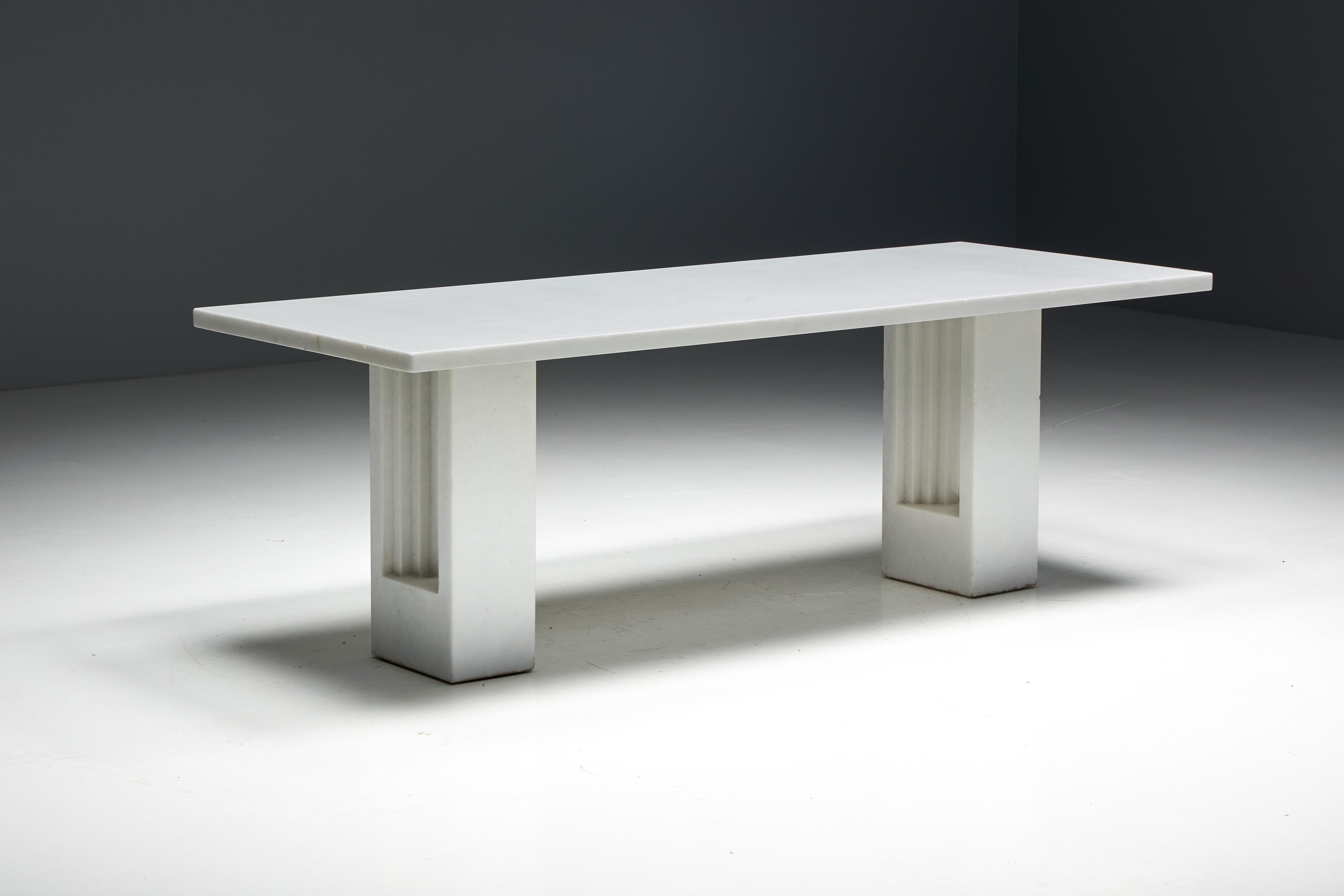 'Delfi' Dining Table by Carlo Scarpa and Marcel Breuer for Simon, Italy, 1969 For Sale 11