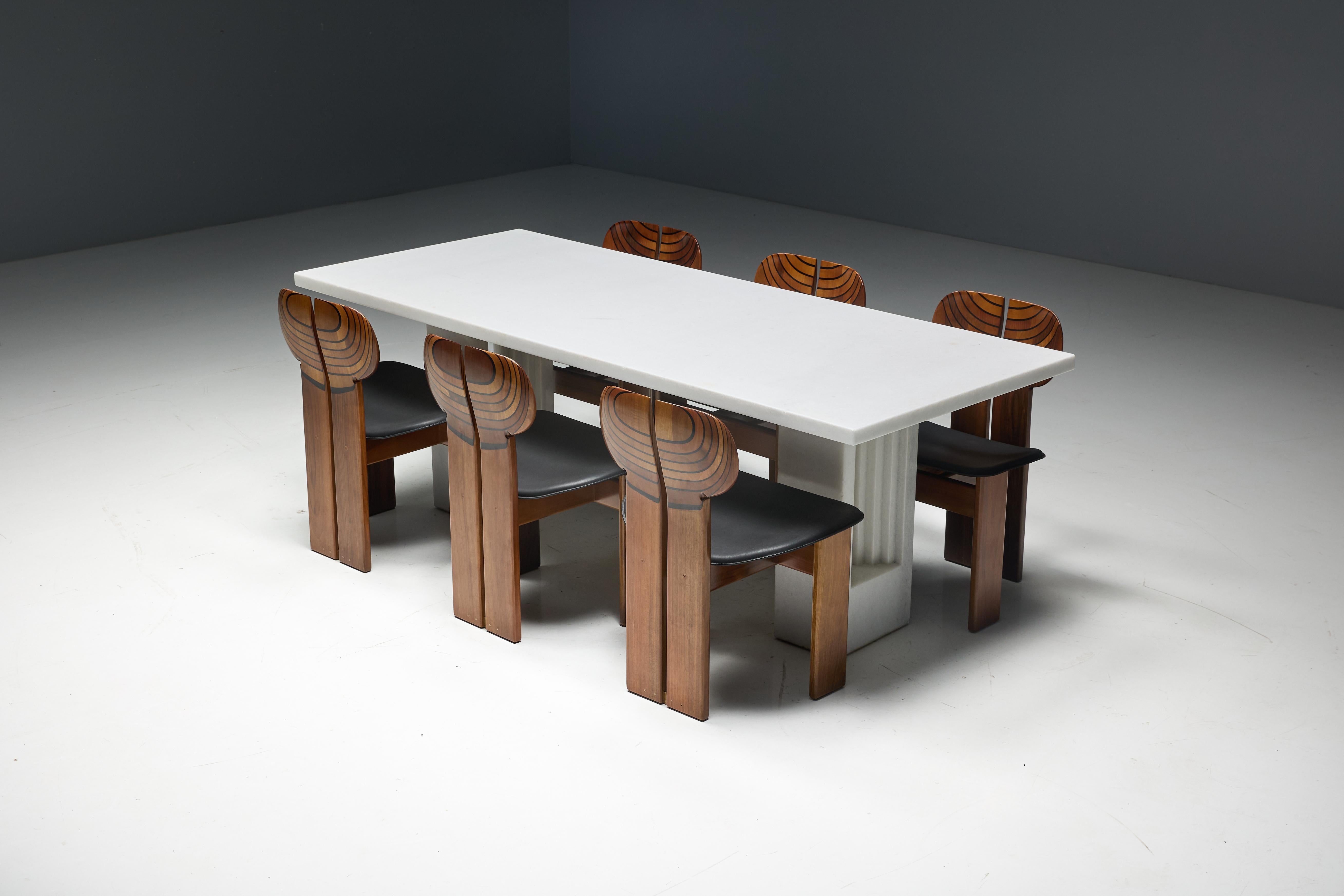 'Delfi' Dining Table by Carlo Scarpa and Marcel Breuer for Simon, Italy, 1969 For Sale 12
