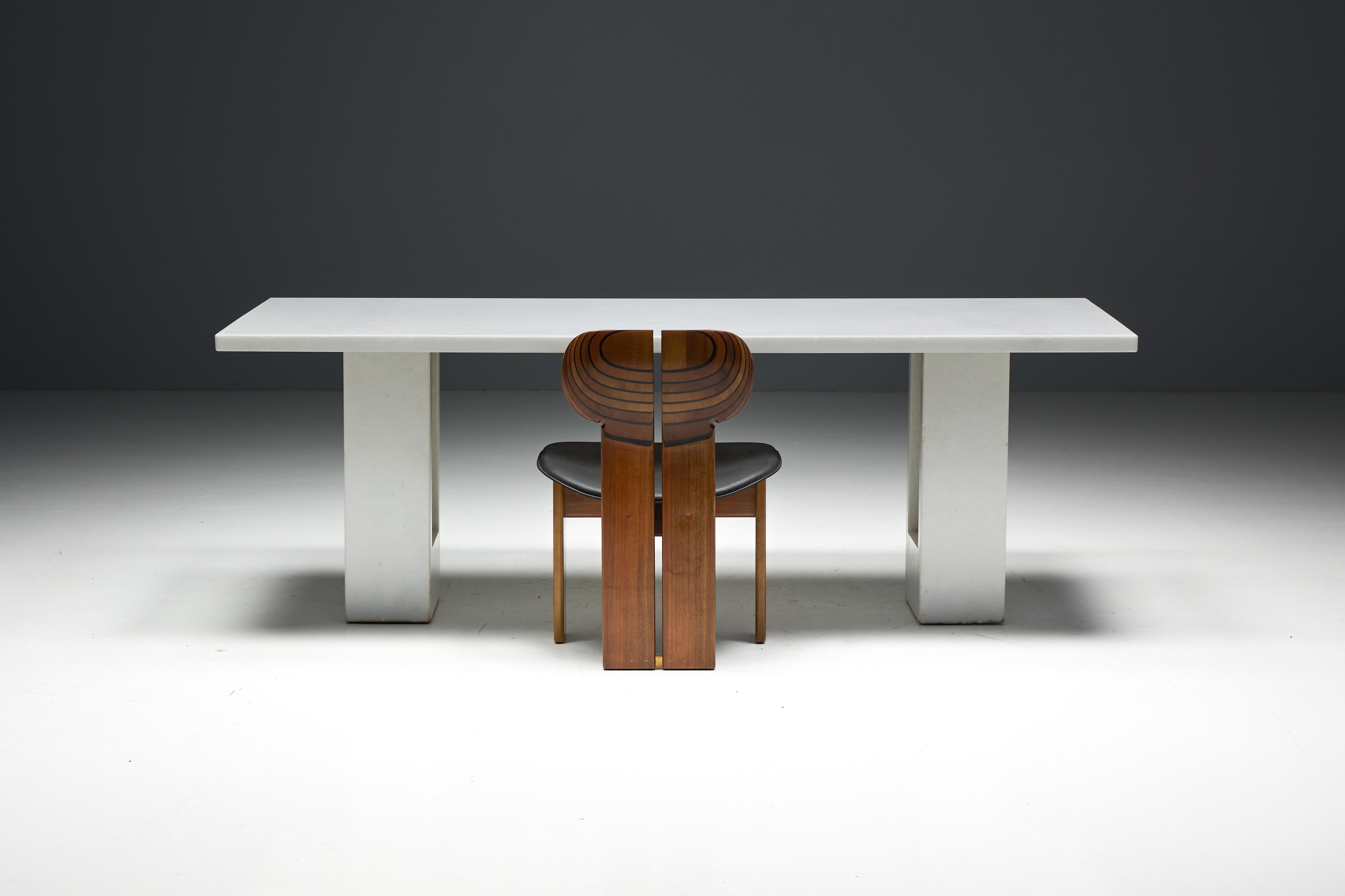 'Delfi' Dining Table by Carlo Scarpa and Marcel Breuer for Simon, Italy, 1969 For Sale 14