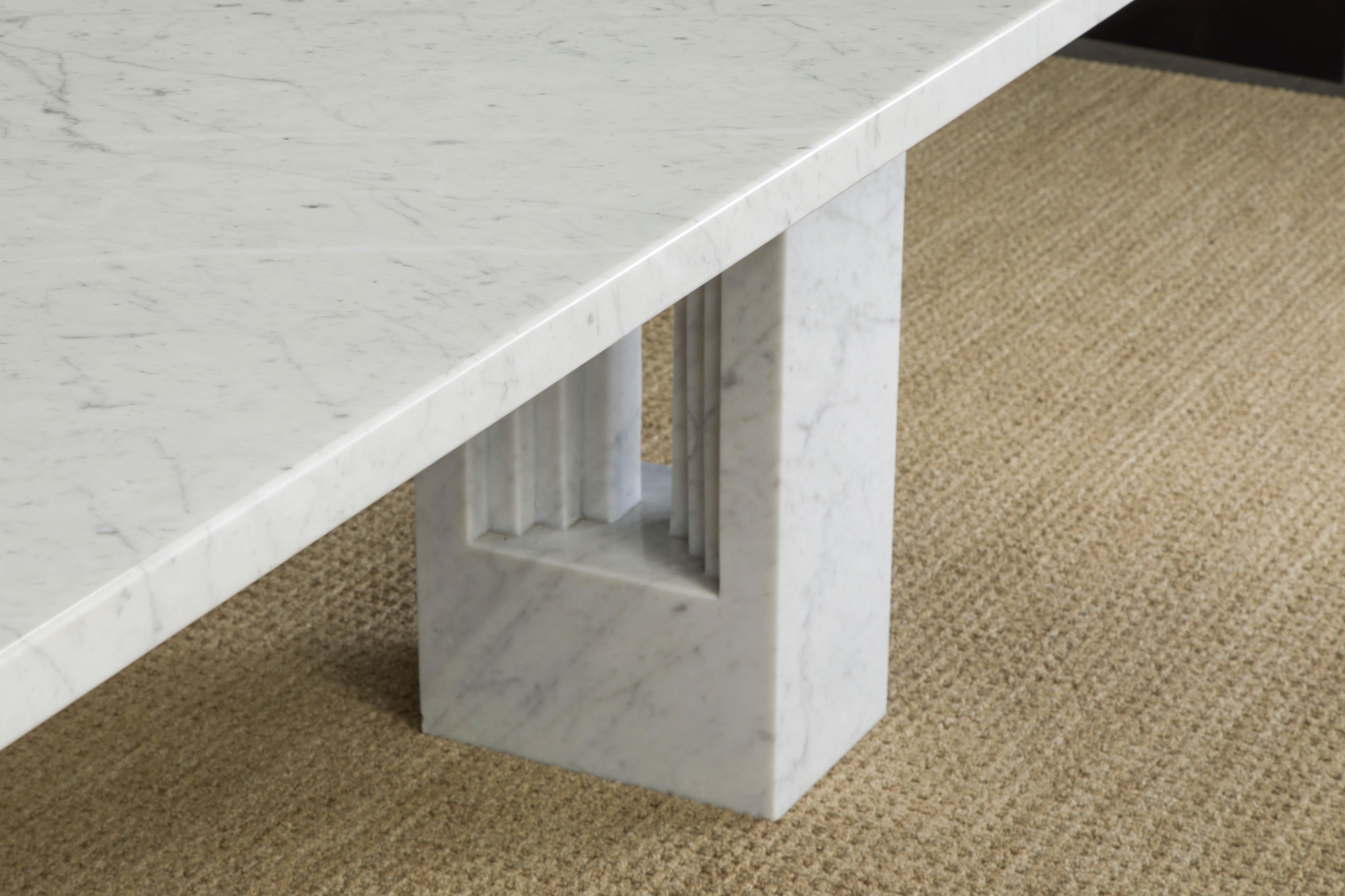 'Delfi' Marble Dining Table by Marcel Breuer and Carlo Scarpa for Gavina, Italy For Sale 6