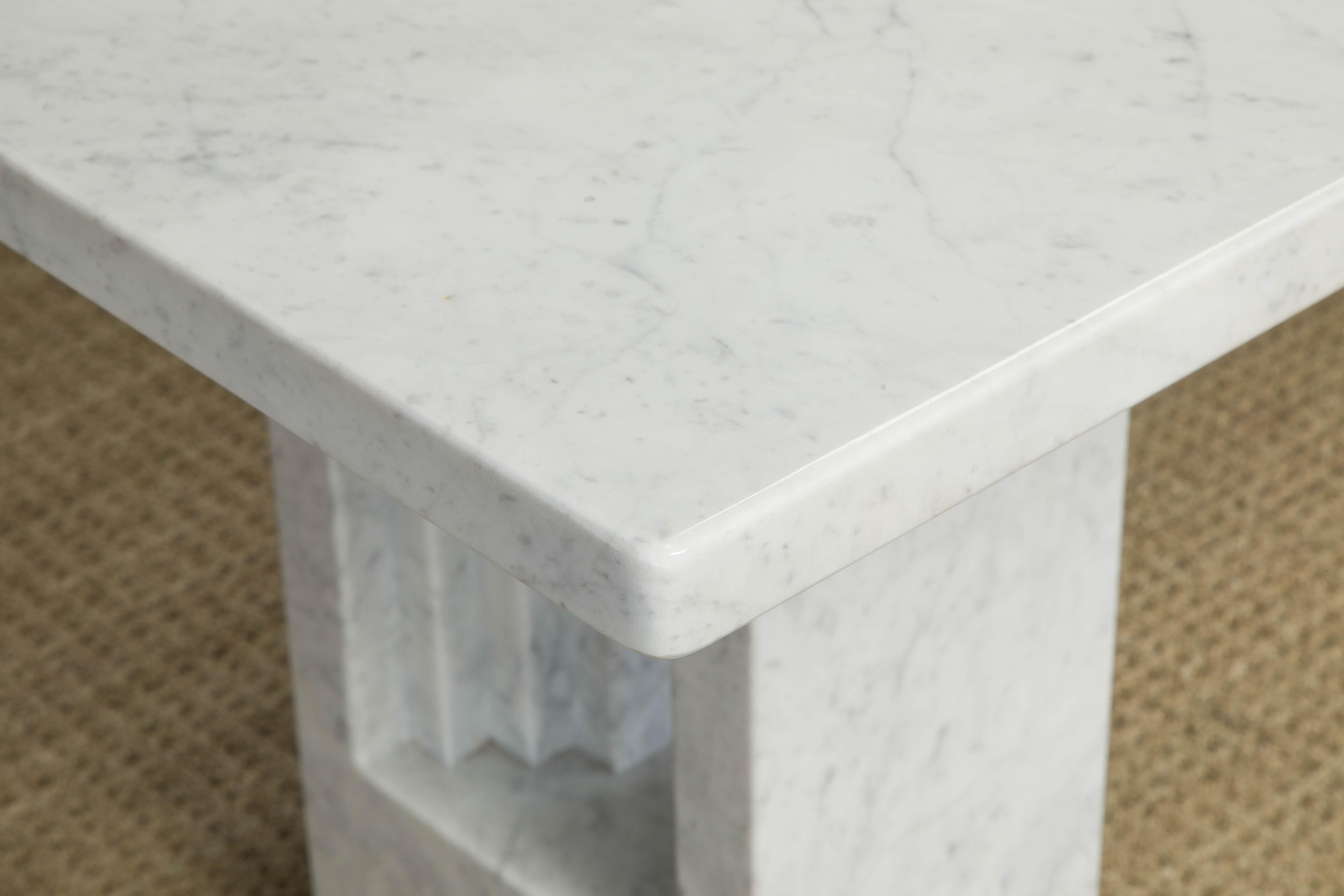 'Delfi' Marble Dining Table by Marcel Breuer and Carlo Scarpa for Gavina, Italy 9