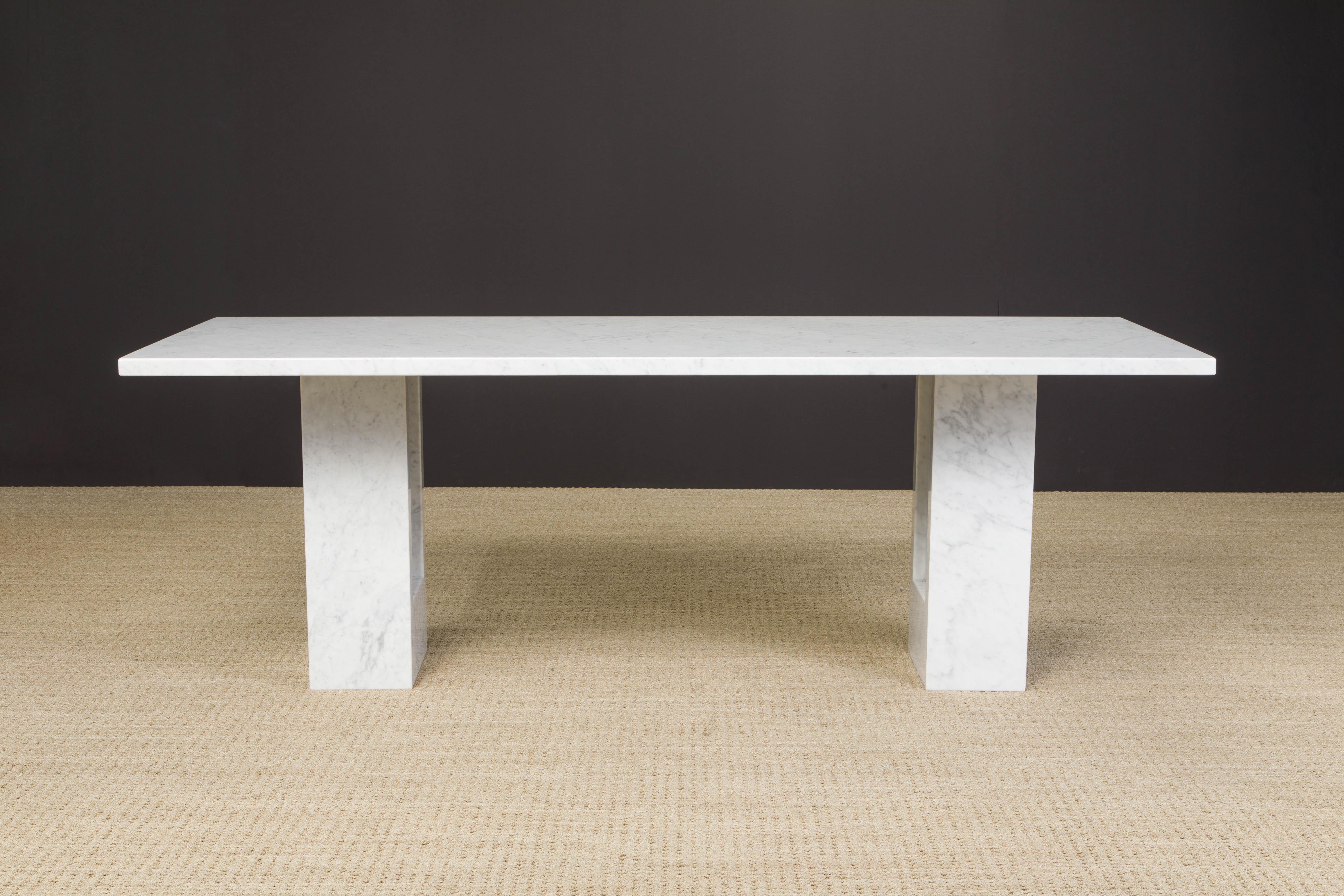 Modern 'Delfi' Marble Dining Table by Marcel Breuer and Carlo Scarpa for Gavina, Italy For Sale