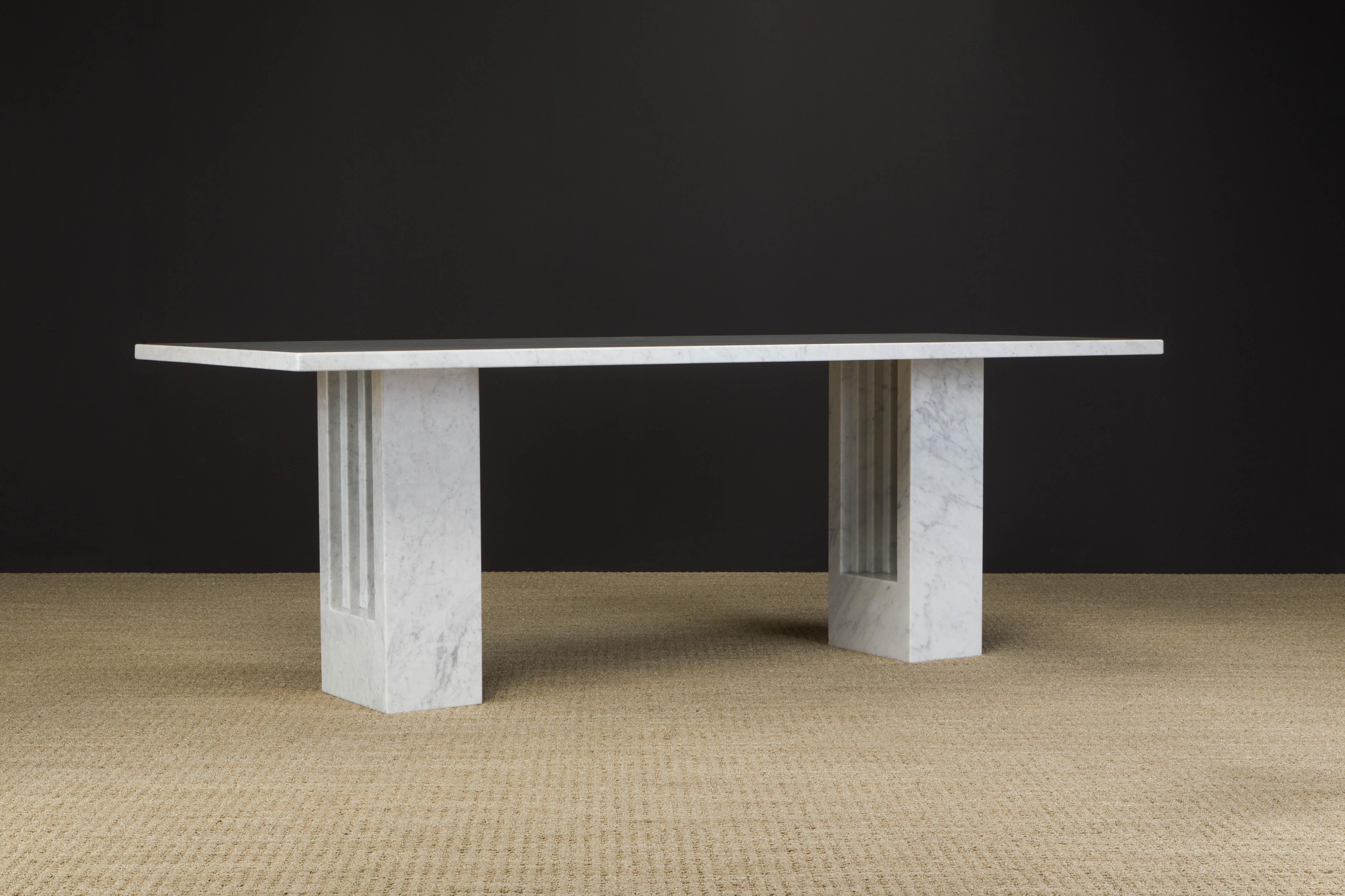 20th Century 'Delfi' Marble Dining Table by Marcel Breuer and Carlo Scarpa for Gavina, Italy For Sale