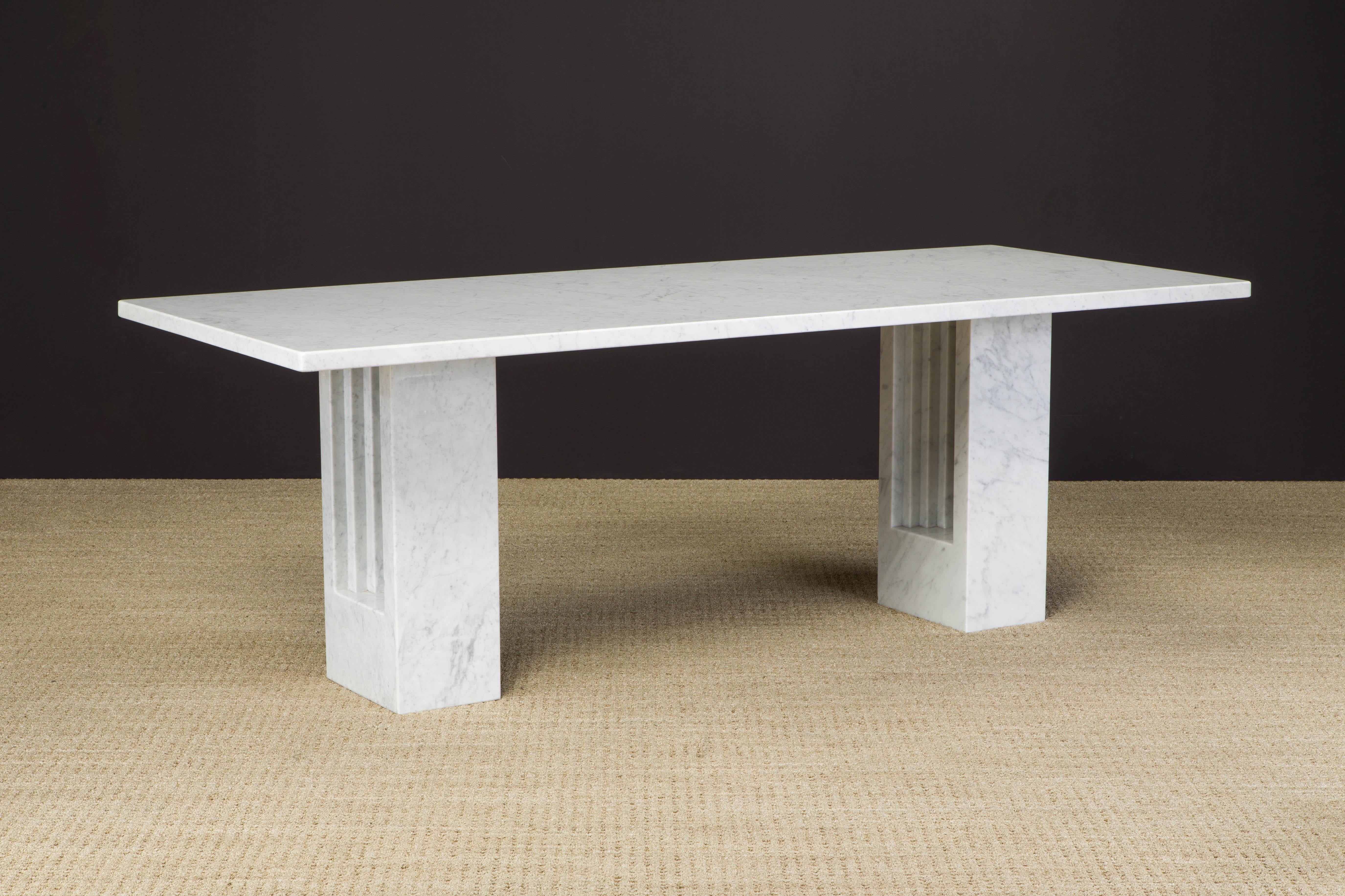 'Delfi' Marble Dining Table by Marcel Breuer and Carlo Scarpa for Gavina, Italy For Sale 1